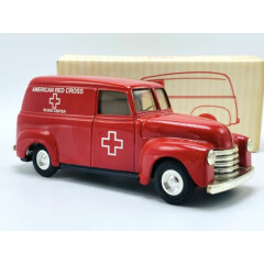 ERTL American Red Cross Blood Center 1950 Chevy Panel Van Bank 1/25 Scale #2984