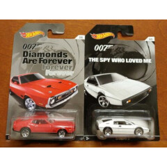 X53 Set 2 Hot Wheels 71 Mustang Mach 1 James Bond 007 Diamonds Are Forever & Spy