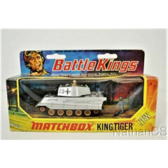 Vintage Matchbox Battle Kings KING TIGER TANK K-104 Mint In Box