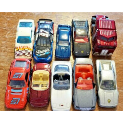 LOT OF 10 VARIOUS DIE CAST VEHICLES 1:64 SCALE HOT WHEELS RACING CHAMPIONS SET 3