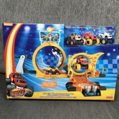 Blaze and the Monster Machines Axle City Monster Stunts Track Fisher-Price NEW