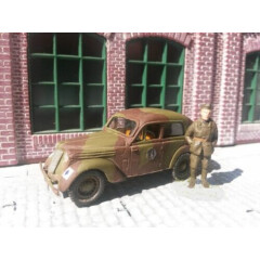 Renault juvaquatre 1939, civil or military, France, 1940, 1:72 alby resin kit 