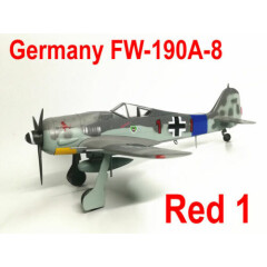 Easy Model 1/72 Germany Fw190 A-8 "Red 1" Commander of 12./JG 54 France #36360