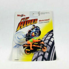 Vintage 1993 Maisto Flip Rider Motorcycle Friction Motorized Toy - RARE NEW