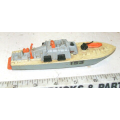 Vintage Dinky 675 Military Motor Patrol Boat Prowler # 153, Made in England.
