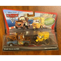 Disney Pixar Cars 2 Pack RACE TEAM MATER & SAL MACHIANI (2010)