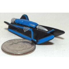 Small Micro Machine Plastic Hydroplane in Black & Blue