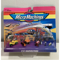 Micro Machines #18 Harvesters Collection Vehicle Set Galoob Vintage 1996