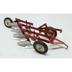 Vintage Tru-Scale 4-Bottom Plow 1/16 Scale Farm Toy 