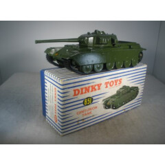 Dinky toys Military Army Centurion Tank #651 NEAR MINT IN BOX WITH INSERT