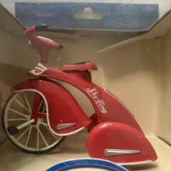 Flexible Flyer 1:20 Scale LE Velocipede Miniature Tricycle Red Sky King NOS