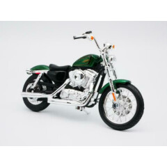 2012 XL 1200V SEVENTY TWO GREEN HARLEY DAVIDSON MOTORCYCLE ADULT COLLECTIBLE 
