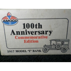 Vintage Ertl 1917 Model T Bank Amoco 100th Anniv. Comm. Edition 1989 Made in USA