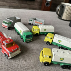 Matchbox By Lesney,vintage Manufacture Tankers And Lorries Job Lot