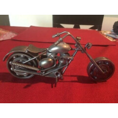 Motorcycle made from cycle parts. Each one is unique. Little piece of art.