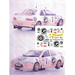 Decals 1/43e Subaru Impreza 555 Richard Moore 1er Manx National 1995