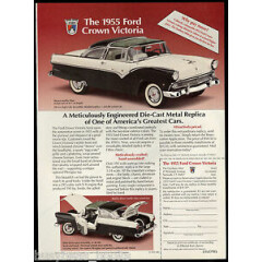 1994 DANBURY MINT advertisement for 1955 Ford Crown Victoria model