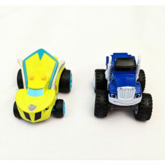 Lot Of Two Blaze And The Monster Machines Diecast Vehicles Zeg/ Crusher Core 