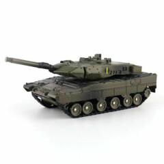 1:52 Germany Leopard 2 Main Battle Tank Model Diecast Toy Vehicle Light Sound
