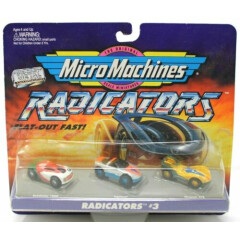 Micro Machines Radicators #3 Vehicle Set Galoob Vintage 1994 VHTF MISB 