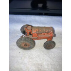 Vintage Cast Iron Arcade 265 R Alliis- Chalmers Tractor. Farmers Head Broke Off