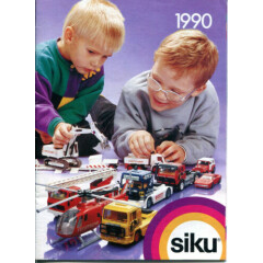 SIKU 1990 Programm Catalog with More than 100 Diecast Scale Models! (In German)