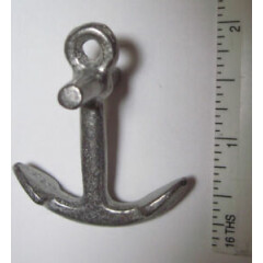 Replacement cast metal anchor for toy boat