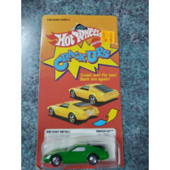 hot wheels crack ups smash hit green #7821 Unpunched NON-MINT CARD 