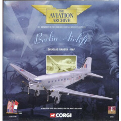 1:144 SCALE DIECAST METAL 'BERLIN AIRLIFT' RAF DOUGLAS DAKOTA by CORGI (M-15110)