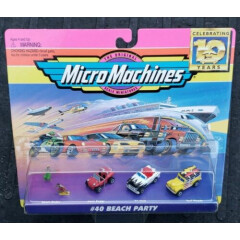Micro Machines #40 Beach Party Vehicle Set Galoob Vintage 1994 VHTF MISB 