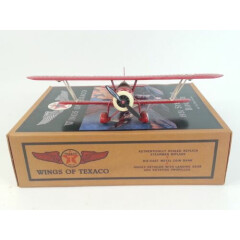 Ertl 1931 Stearman Biplane Red Wings Of Texaco 1:30 Scale 052821DMT