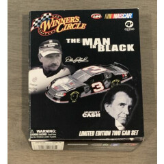 2009 WINNERS CIRCLE THE MAN IN BLACK-DALE EARNHARD & JOHNNY CASH-CARS IN PACKAGE