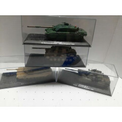 4 Diecast Tanks From Atlas Edtions Diecast Collection New