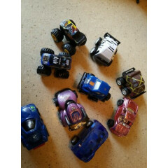 9 VINTAGE MINIATURE CARS Toys Vehicles Lot Racing Micro Machines 90s