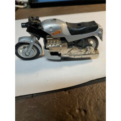 1988 Hot Wheels Arco Die Cast Motorcycles Silver Harley-Davidson Friction 102