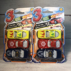 Lot of 2- Die Cast Cars New 3PK. Diecast metal and plastic, 2.5" cars