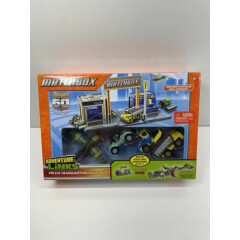 Matchbox Police Headquarters Value Pack includes 3 Vehicles 1 Plane & Buildings