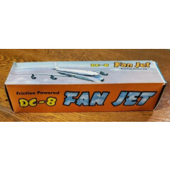 PAN AMERICAN DC-8 FAN JET AIRPLANE MINT IN BOX FRICTION POWERED PETREL