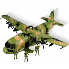 C130 Bomber Military Combat Fighter Airforce Airplane Toy with Lights 