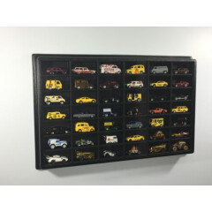 Hot Wheels Display Case with Dust Cover and wall mount Ford, Chevy, Matchbox