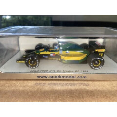 S1674 Lotus 102D #11 Mika Hakkinen 6th Mexico GP 1992 Spark 1/43