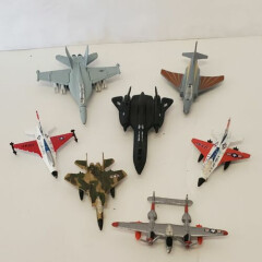 Die Cast, metal Lot of 7 Jets,Planes, Military Misc, USAF 