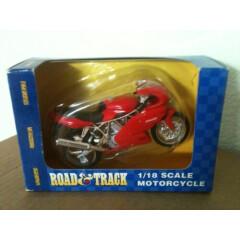 NEW MAISTO ROAD & TRACK DUCATI MOTORCYCLE DIE CAST 1:18