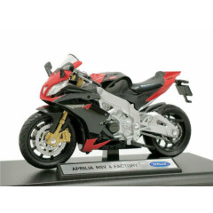 Welly 1:18 Aprilia RSV 4 Factory Motorcycle Bike Model Toy New In Box