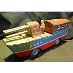E6- Tin Litho 1950's Army Duck Boat