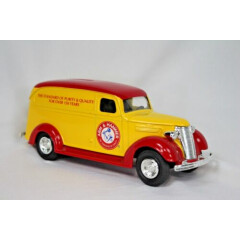 ERTL 1938 Chevy Panel Truck Replica Die-Cast Bank Arm & Hammer Red & Yellow