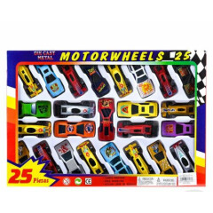 25 Piece 2.75" Die-Cast Metal Racing Car Toy Set (Varity Color Size Style) 