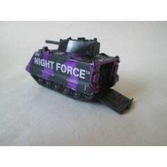 1983 Hot Wheels Purple Night Force Command Tank #486 Personnel Vehicle