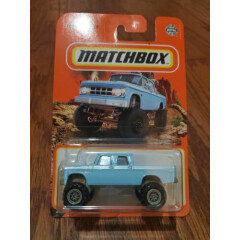 2021 Matchbox 1968 Dodge D-200 Light Blue #93/100. Off Road.
