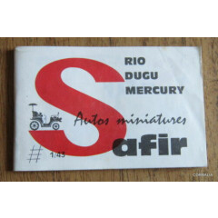 Catalogue cars miniatures safir rio dugu mercury 1966 
